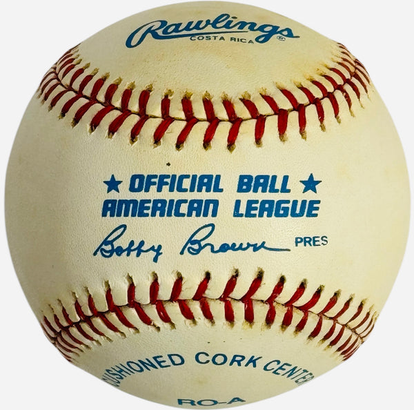 Mickey Mantle Autographed Official American League Baseball (JSA)