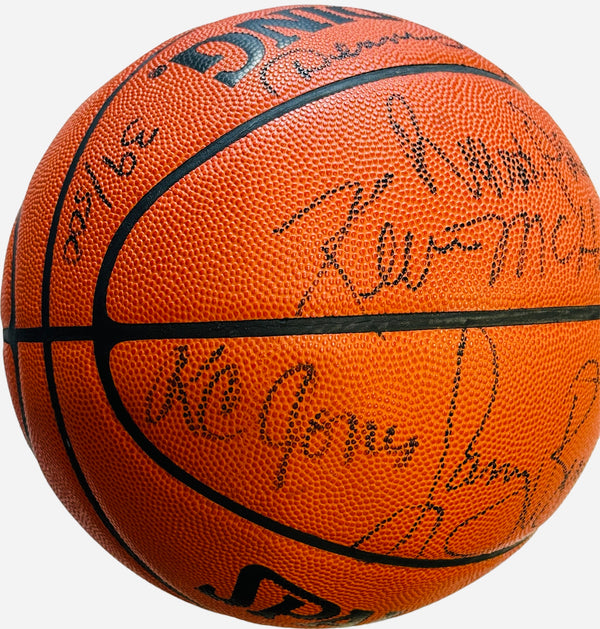 1985-86 Boston Celtics Team Signed Basketball LE 39/500 (UDA & JSA)