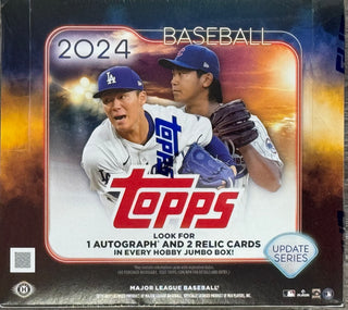 2024 Topps Baseball Update Series Hobby Jumbo Box