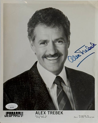 Alex Trebek Autographed 8x10 Celebrity Photo (JSA)