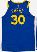 Stephen Curry Autographed Golden State Warriors Nike Connect Authentic Jersey (PSA)