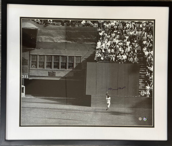 Willie Mays "The Catch" Autographed 16X20 Framed Photo (Steiner & Say Hey Holo)