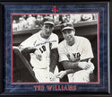 Ted Williams Autographed Framed 16x20 Photo with Joe DiMaggio (Green Diamond)