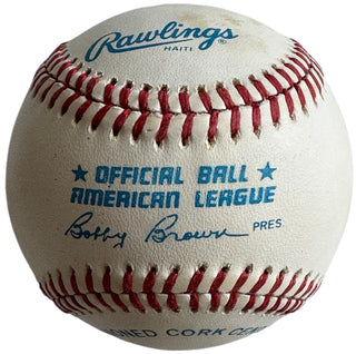 Denny McLain "31-6, 1968" Autographed Official American League Baseball