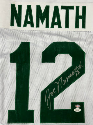 Joe Namath Autographed New York Jets Custom Jersey (JSA)