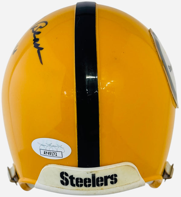 Dick Lebeau Autographed Steelers Mini Helmet (JSA)