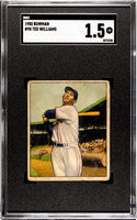 Ted Williams 1950 Bowman Card #98 (SGC 1.5)