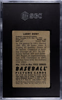 Larry Doby 1952 Bowman #115 SGC 1.5