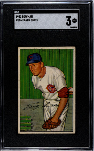 Frank Smith 1952 Bowman #186 SGC 3