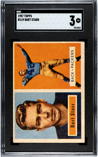 Bart Starr 1957 Topps #119 SGC 3