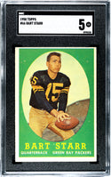 Bart Starr 1958 Topps #66 SGC 5