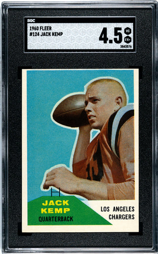 Jack Kemp 1960 Fleer Card #124 (SGC VG-EX+ 4.5)