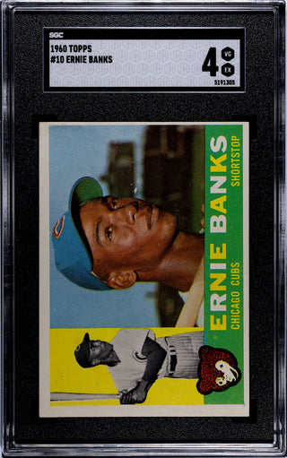 Ernie Banks 1960 Topps #10 SGC 4