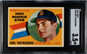 Carl Yastrzemski 1960 Topps Rookie Card #148 SGC 3.5