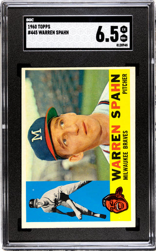 Warren Spahn 1960 Topps #445 SGC 6.5