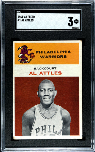 Al Attles 1961 Fleer #1 SGC 3