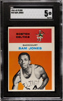 Sam Jones 1961-62 Fleer Rookie Card #23 (SGC 5)