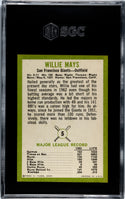 Willie Mays 1963 Fleer #5 SGC 5