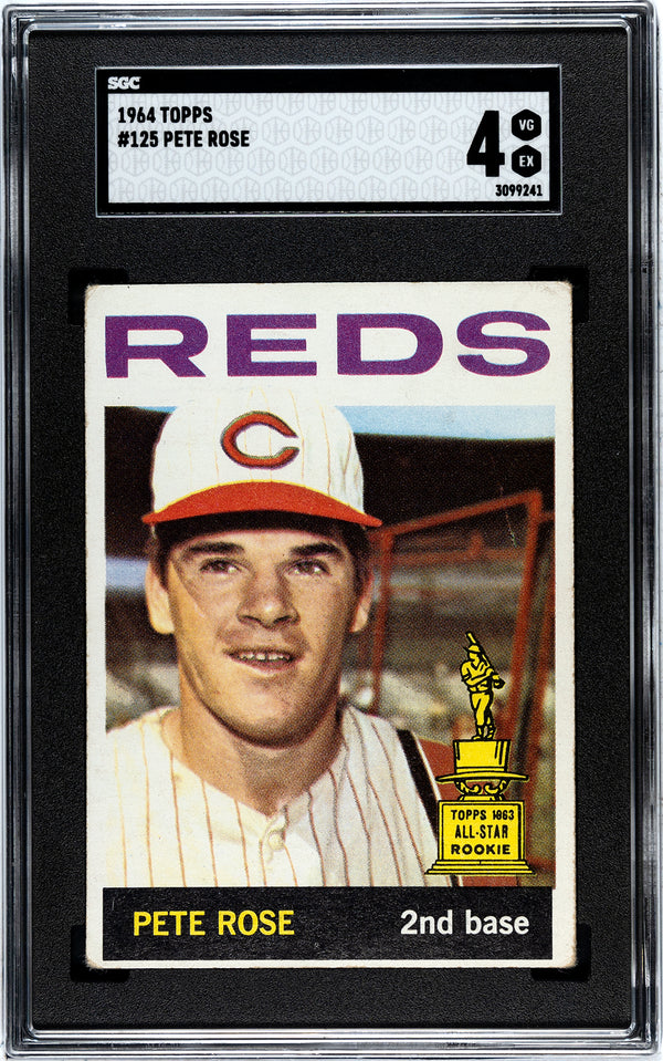 Pete Rose 1964 Topps #125 SGC 4