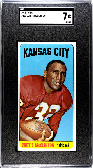 Curtis McClinton 1965 Topps #107 SGC 7