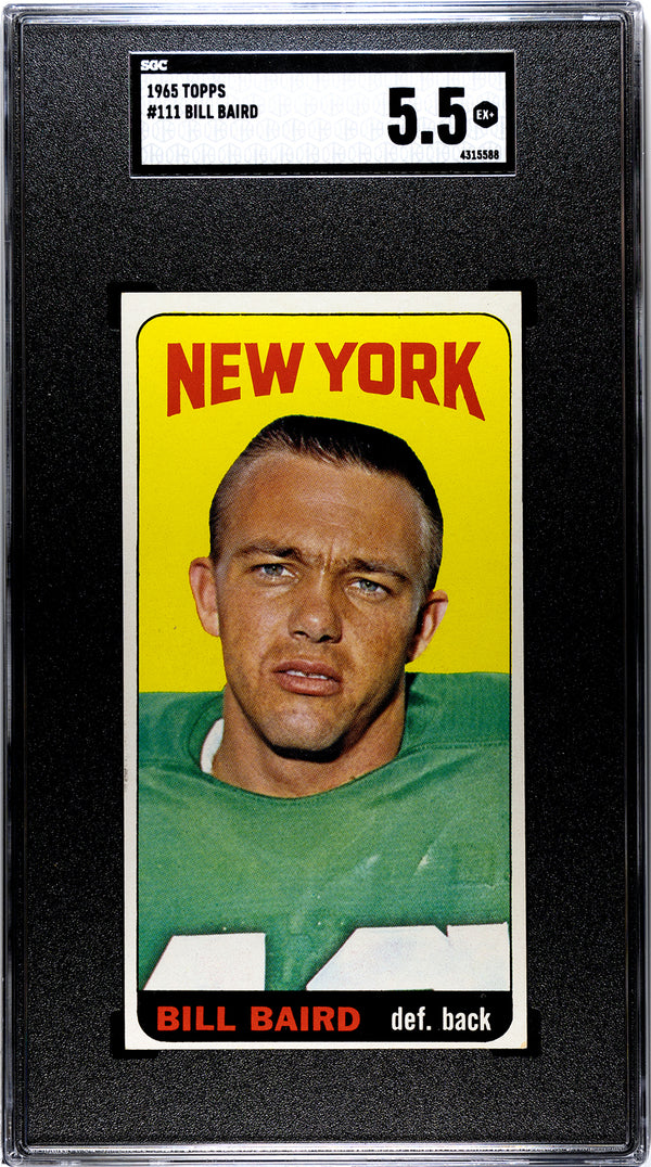 Bill Baird 1965 Topps #111 SGC 5.5