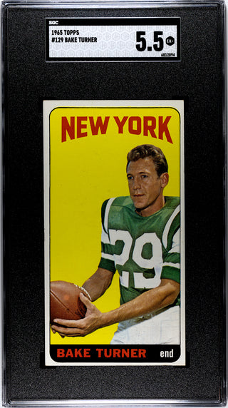 Bake Turner 1965 Topps #129 SGC 5.5