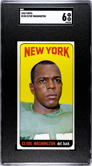 Clyde Washington 1965 Topps #130 SGC 6