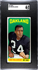 Fred Williamson 1965 Topps #152 SGC 6