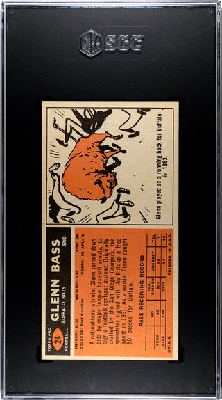 Glen Bass 1965 Topps #24 SGC 8.5