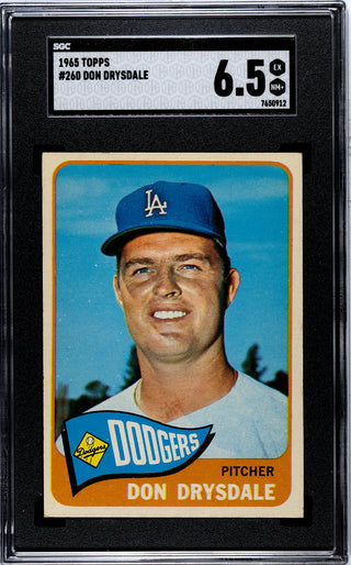 Don Drysdale 1965 Topps #260 SGC 6.5