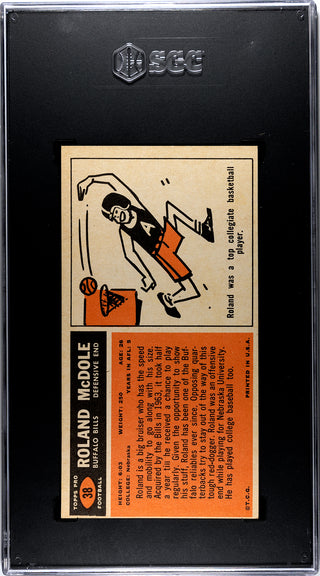 Roland McDole 1965 Topps #38 SGC 6.5