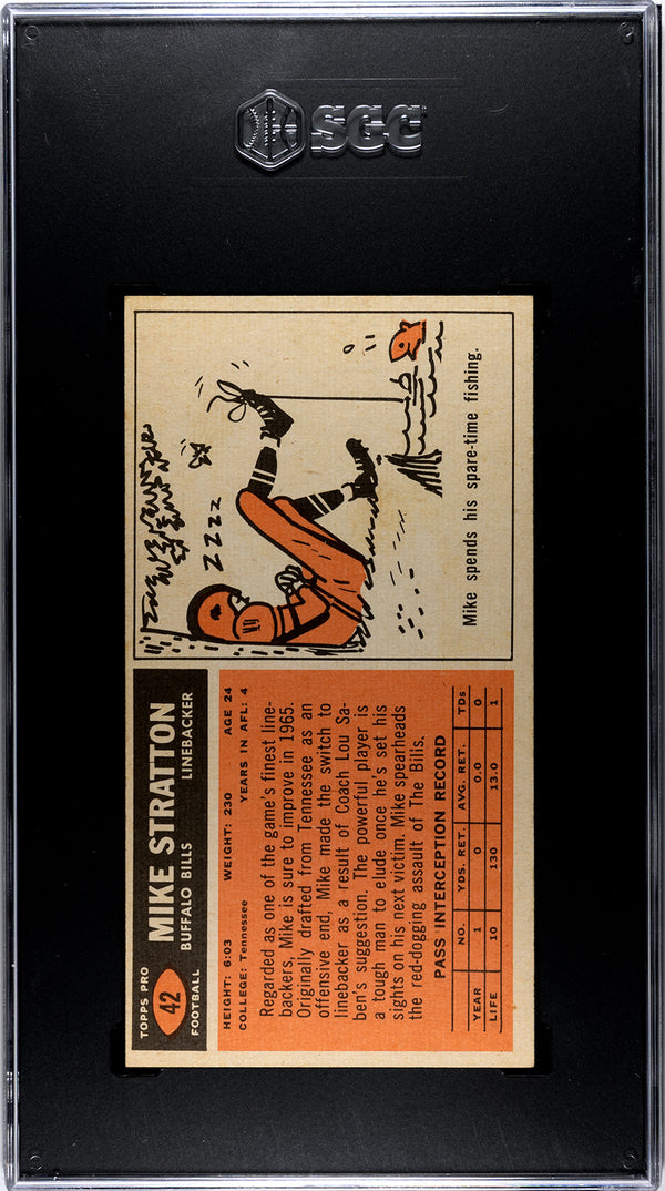 Mike Stratton 1965 Topps #42 SGC 6