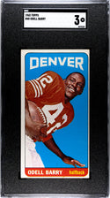 Odell Barry 1965 Topps #45 SGC 3