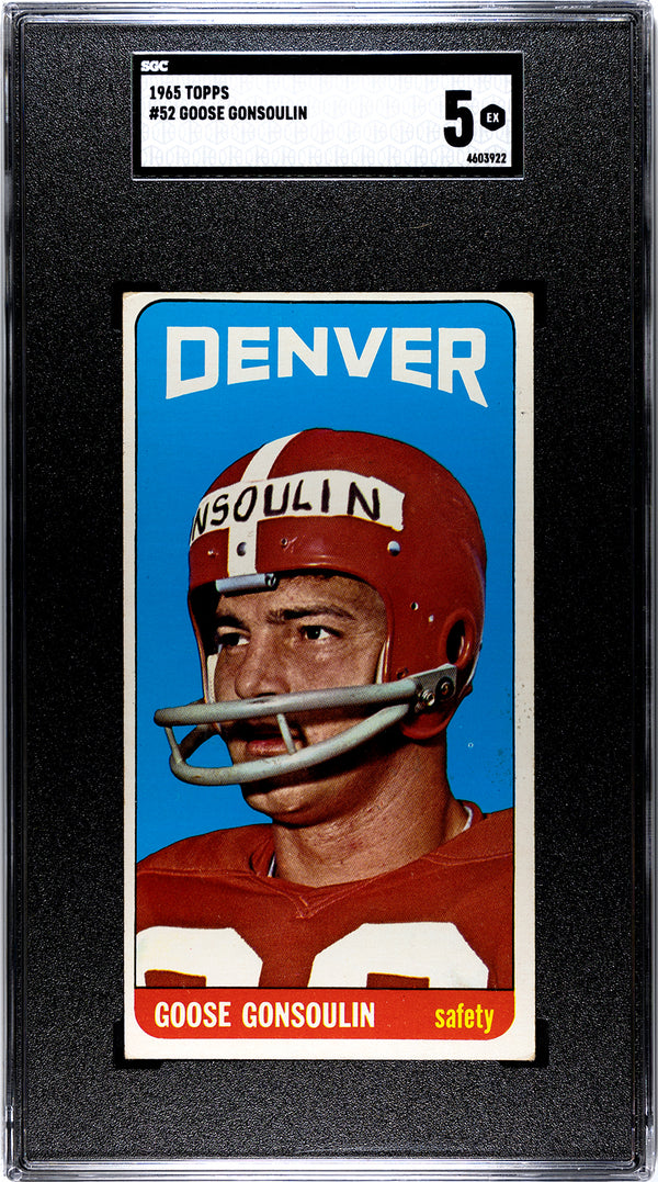 Goose Gonsoulin 1965 Topps #52 SGC 5