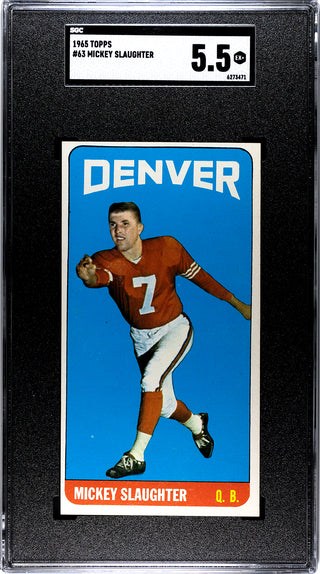 Mickey Slaughter 1965 Topps #63 SGC 5.5