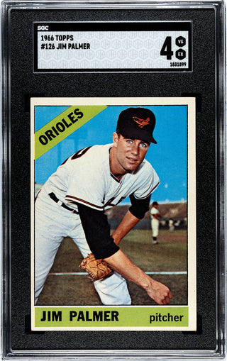 Jim Palmer 1966 Topps #126 SGC 4