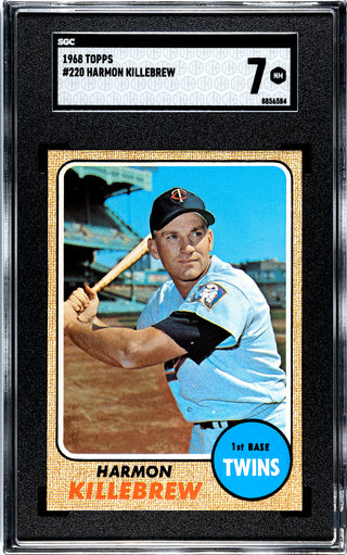 Harmon Killebrew 1968 Topps #220 SGC 7