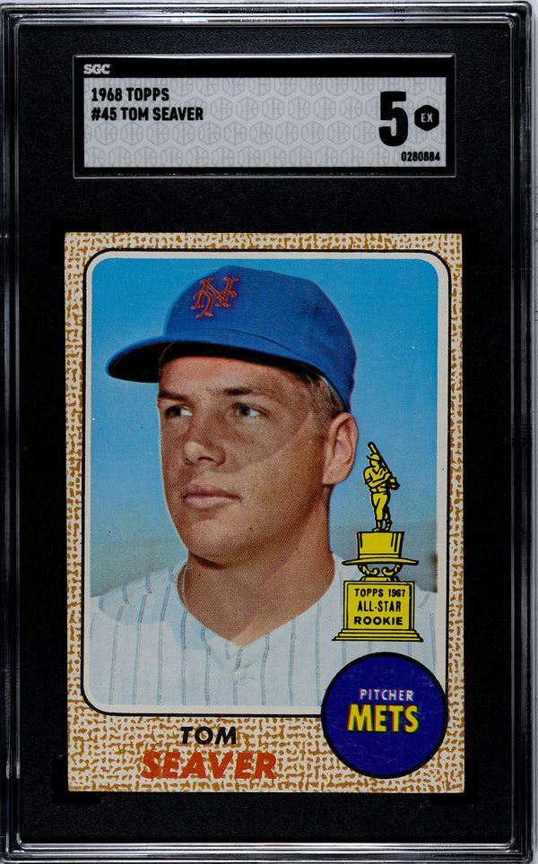 Tom Seaver 1968 Topps #45 SGC 5