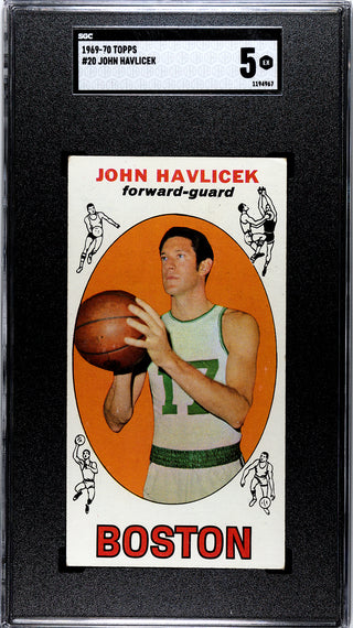 John Havlicek 1969-70 Topps #20 SGC 5