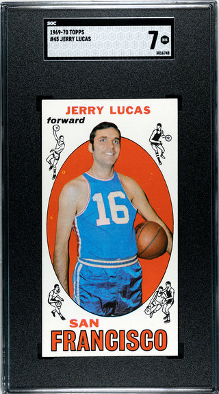 Jerry Lucas 1969-70 Topps Card #45 (SGC NM 7)