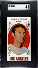 Jerry West 1969-70 Topps #90 SGC 4