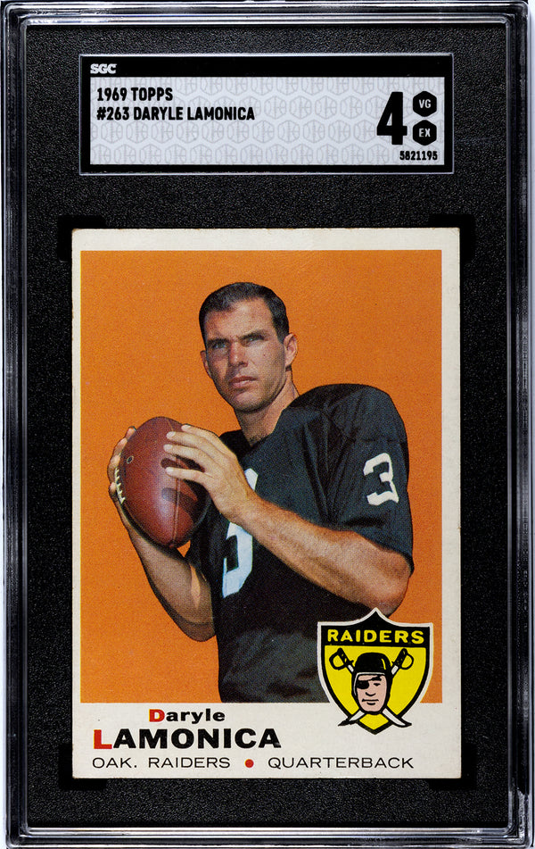 Daryle Lamonica 1969 Topps #263 SGC 4