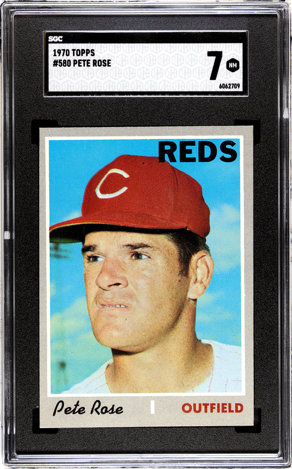 Pete Rose 1970 Topps #580 SGC 7