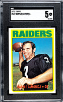 Daryle Lamonica 1972 Topps #169 SGC 5