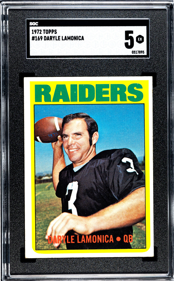 Daryle Lamonica 1972 Topps #169 SGC 5