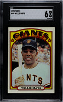 Willie Mays 1972 Topps #49 SGC 6