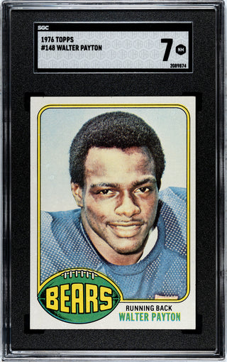 Walter Payton 1976 Topps Card #148 SGC 7