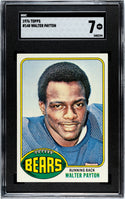 Walter Payton 1976 Topps Card #148 SGC 7