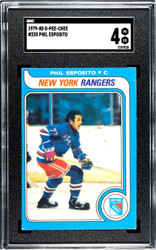 Phil Esposito 1979 O-Pee-Chee #220 SGC 4