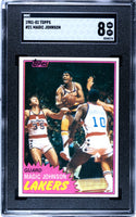 Magic Johnson 1981-82 Topps Card #21 (SGC NM-MT 8)